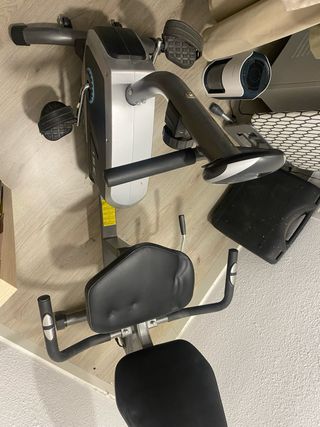 Bicicleta estática cómoda