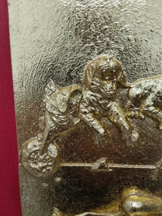 Bassorilievo in oro Salvador Dalì