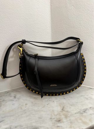 Bolso Isabel Marant Negro Tachuelas