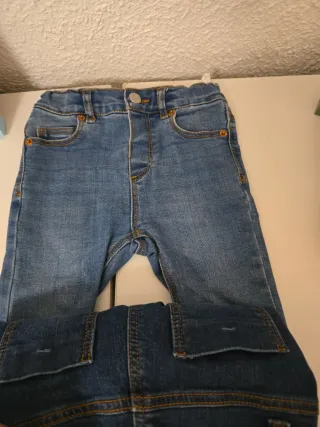 Vaqueros niño azul