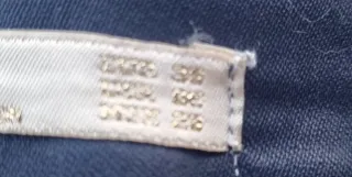 Pantalón slim encerado azul marino