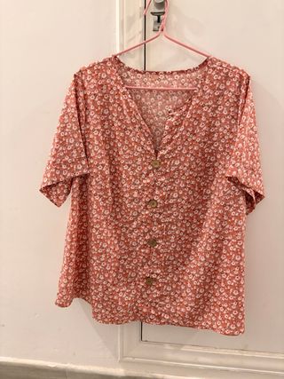 Camisa floral Shein Talla 2XL