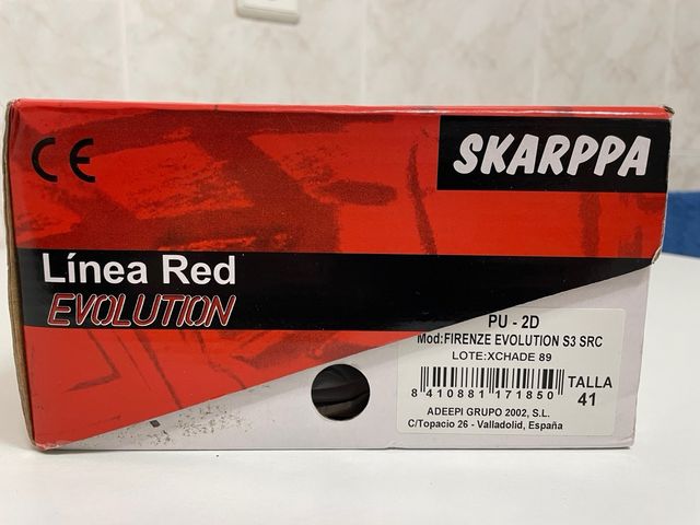 Botas de seguridad Línea Red Evolution