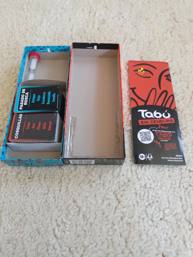 Juego de mesa Tabú Sin Censura