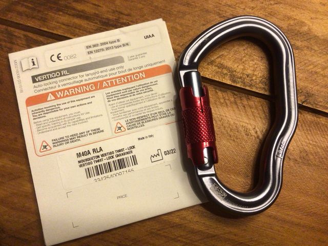 Gancio Petzl Vertigo RL Twist-Lock