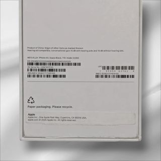 Apple iPhone 17 Air 1TB Nero Nuovo Original Apple