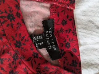 Vestido premamá estampado flores