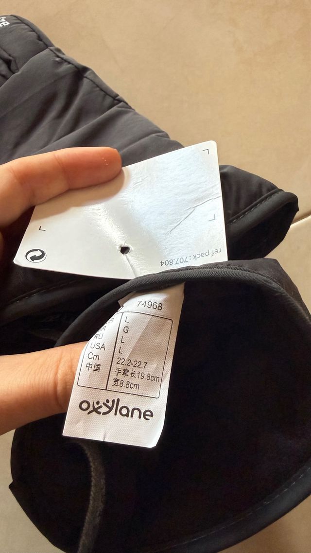 NUEVO Guantes Quechua Hombre Talla L