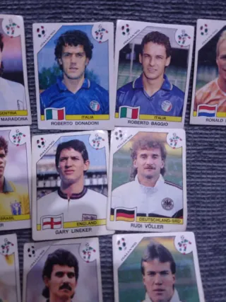 78Cromos Mundial Italia 90 //31 normal47 recortado