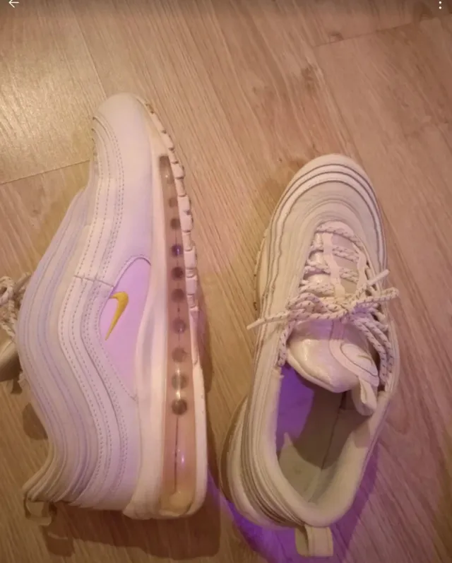 Nike Air Max 97 Blanco y Amarillo