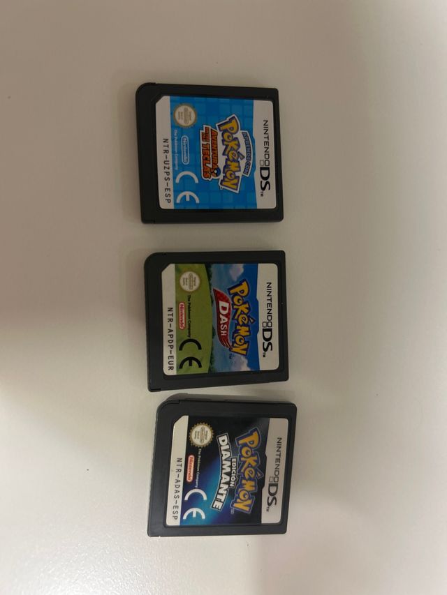 Lote 3 Juegos Pokémon Nintendo DS (ESP/EUR)