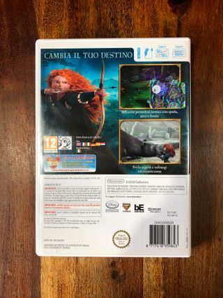 Disney Pixar Ribelle the brave wii