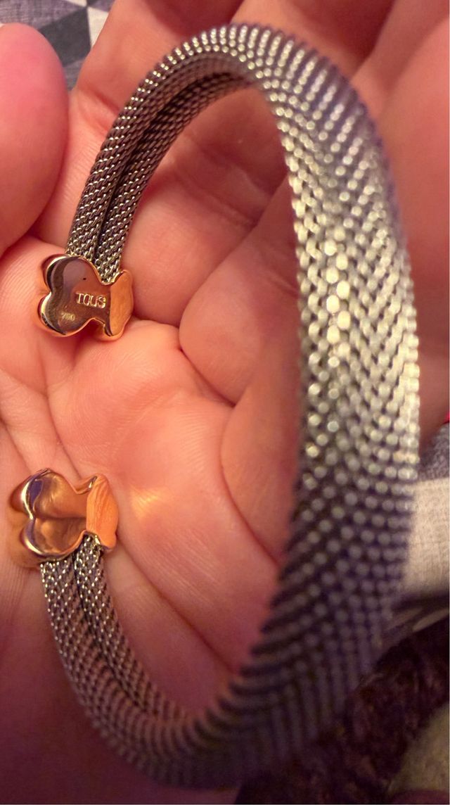 Pulsera Tous Oro y Acero Osos Sweet Dolls