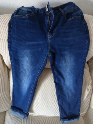 Pantalones Vaqueros Azules Talla M