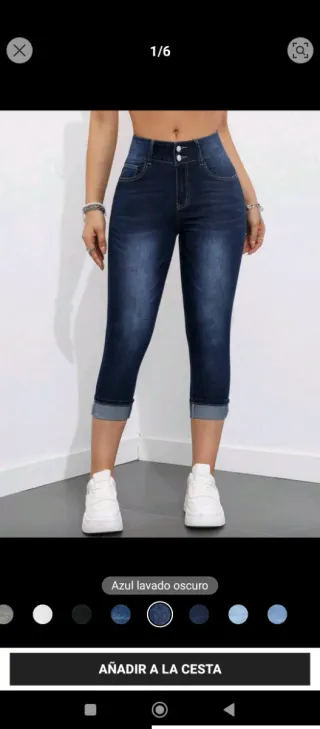 Pantalones Vaqueros Azules Talla M