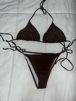 Conjunto Bikini Marrón Talla L