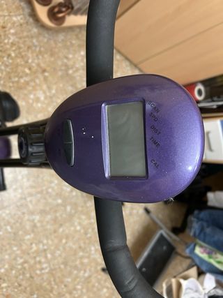 Bicicleta Estática Morada