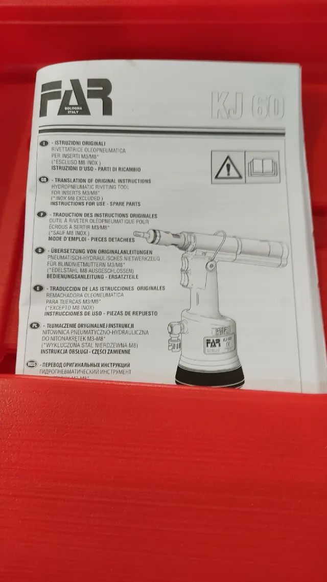 Remachadora Neumática Profesional