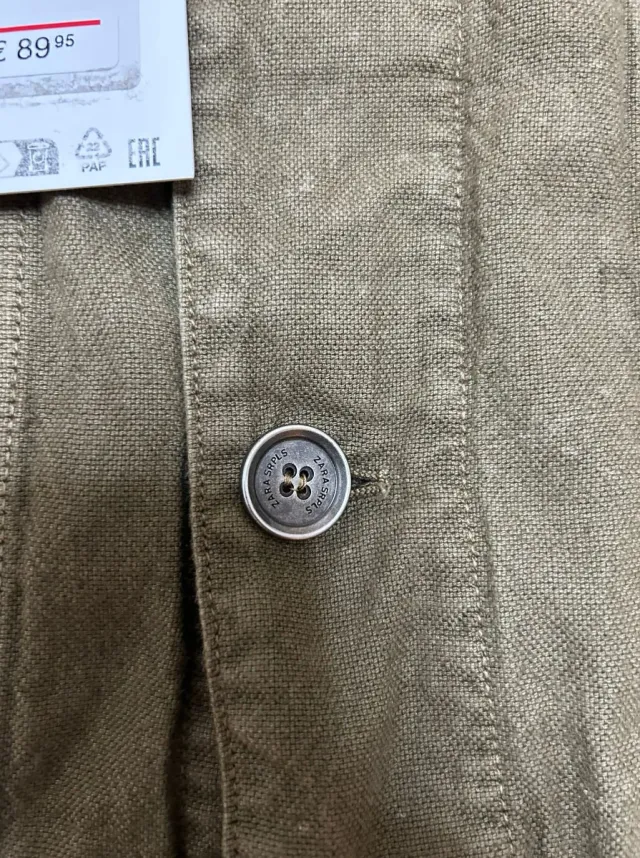 Chaqueta Zara Verde Oliva