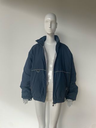 Cazadora(Puffer ligero) K-Way Vintage Azul Talla L