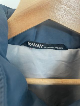 Cazadora(Puffer ligero) K-Way Vintage Azul Talla L