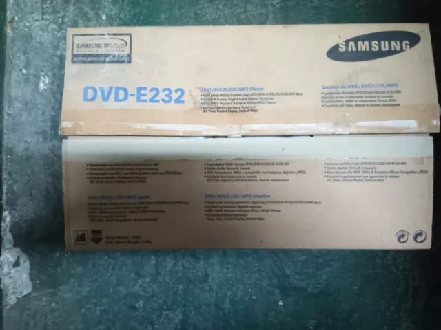 Reproductor DVD Samsung DVD-E232