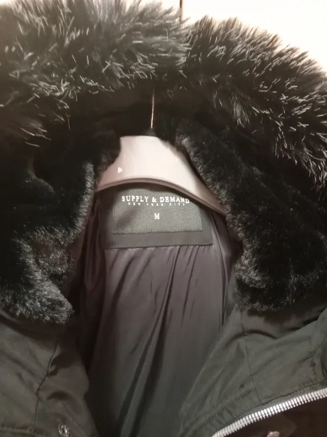 Bomber uomo con cappuccio e pelliccia