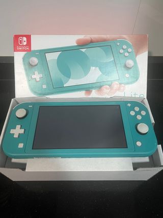 Nintendo Switch Lite azul Casi Sin Uso