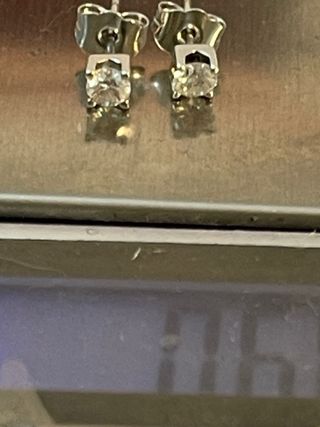 Pendientes Oro 18k Diamantes 0.20 Ct VS