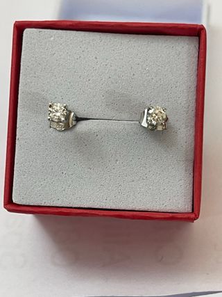 Pendientes Oro 18k Diamantes 0.20 Ct VS
