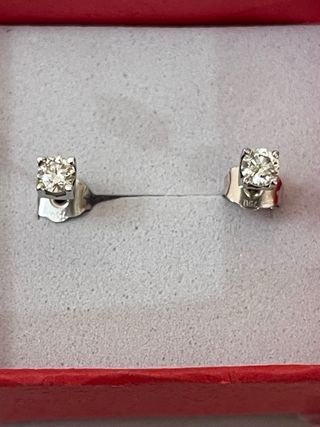 Pendientes Oro 18k Diamantes 0.20 Ct VS