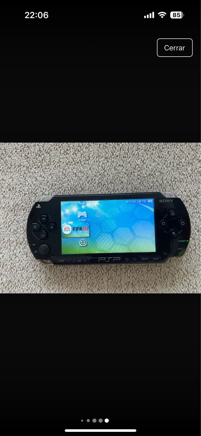 Consola Sony PSP Negra