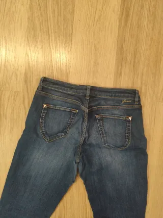 Vaqueros Guess Mujer Pitillo Azul Talla 81