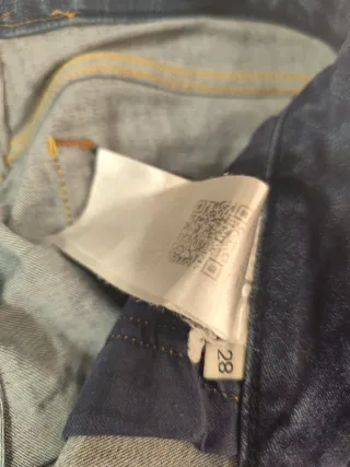 Vaqueros Guess Mujer Pitillo Azul Talla 81