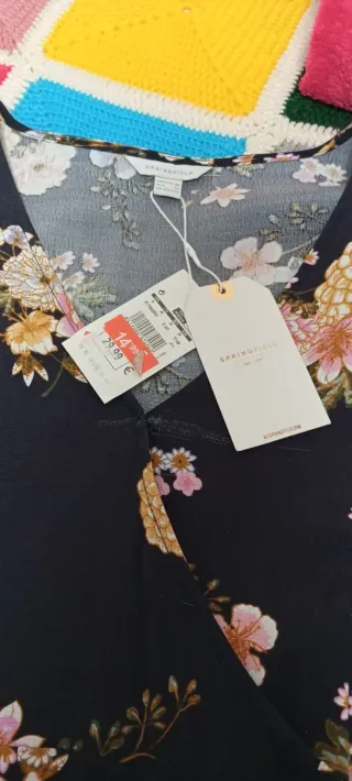 Vestido Springfield manga larga