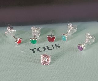 Pack 5 Pendientes TOUS Bold Motif Plata