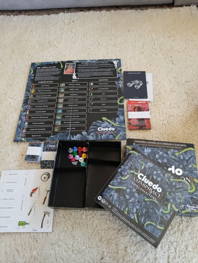 Juego de mesa Cluedo Conspiracy