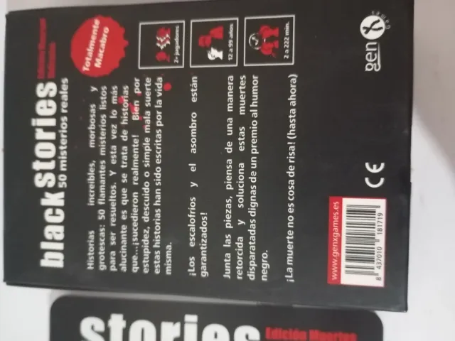 Juego de mesa Black Stories