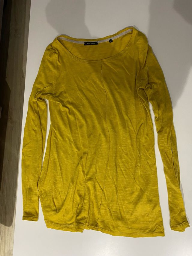 Camiseta Marc O'Polo manga larga amarilla Talla M