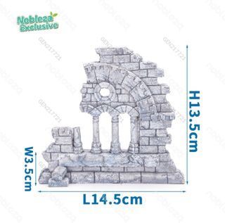 Decoración Acuario Ruinas Resina