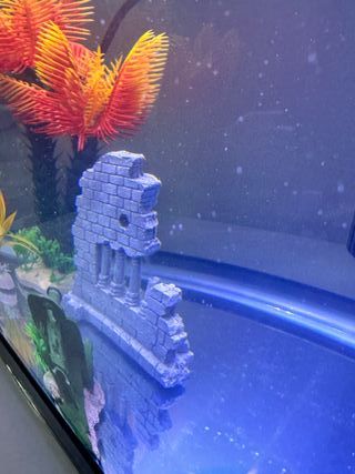 Decoración Acuario Ruinas Resina