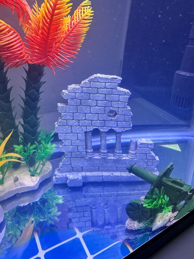 Decoración Acuario Ruinas Resina