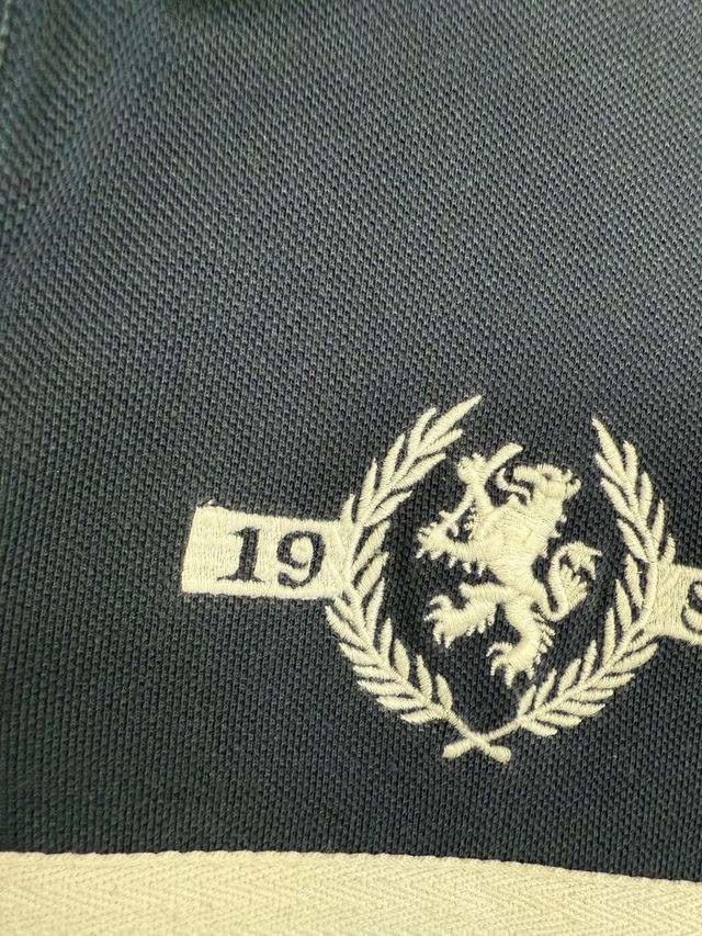 Polo Tommy Hilfiger Vintage Manga Larga Talla L