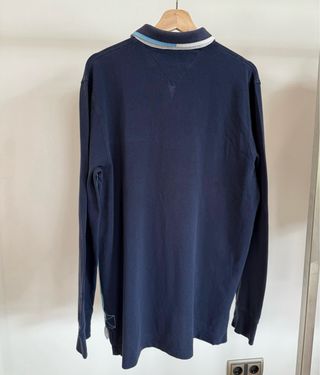 Polo Tommy Hilfiger Vintage Manga Larga Talla L