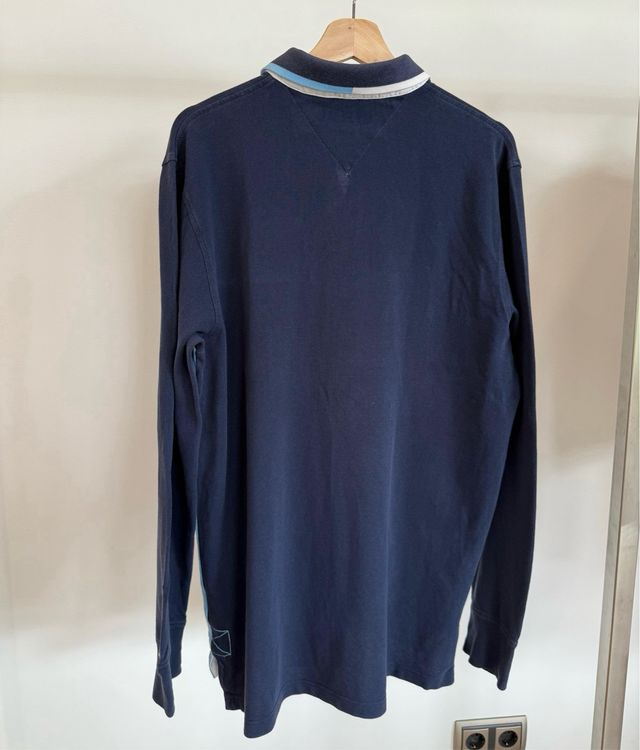 Polo Tommy Hilfiger Vintage Manga Larga Talla L