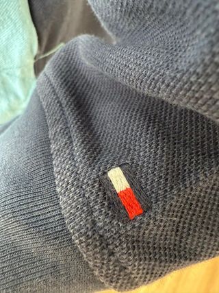 Polo Tommy Hilfiger Vintage Manga Larga Talla L