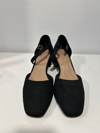Zapatos de tacón negros talla 40