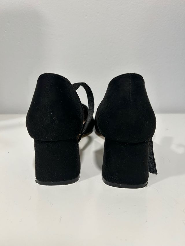 Zapatos de tacón negros talla 40