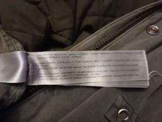 Parka verde con capucha