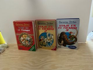 Pack de libros Viaje en el Tiempo Geronimo Stilton